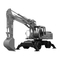 Excavadoras Hitachi ZX 130W Manual Del Operario
