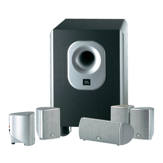 JBL SCS 140 Manuales