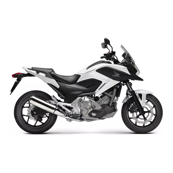 Honda NC700X Manual Del Propietário