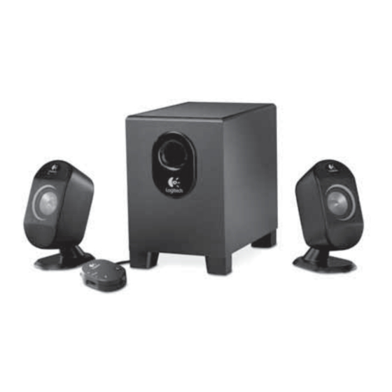 Logitech X-210 Guia De Inicio Rapido
