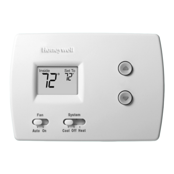 Honeywell PRO TH3110B Manual De Uso