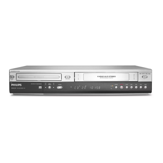 Philips DVDR3320V/01 Guia De Inicio Rapido