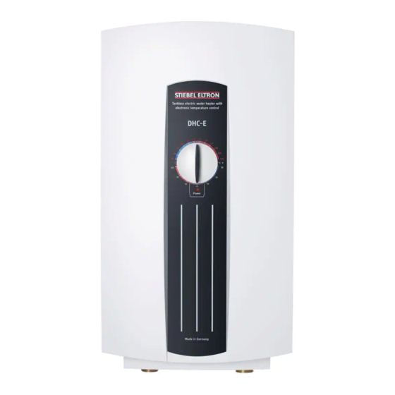 Stiebel Eltron DHC-E 8/10 Manual De Operación E Instalación