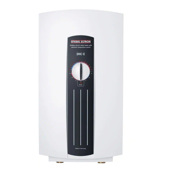Stiebel Eltron DHC-E 8/10 Guía De Operación E Instalación
