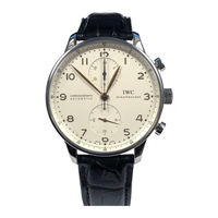 iwc PORTUGIESER CHRONOGRAPH 3714 Instrucciones De Manejo