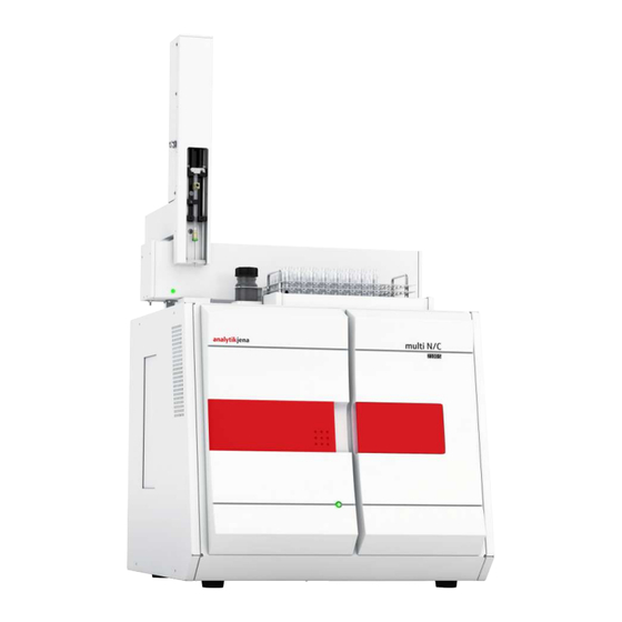 Analytik Jena multi N/C 2100S duo Manual De Instrucciones