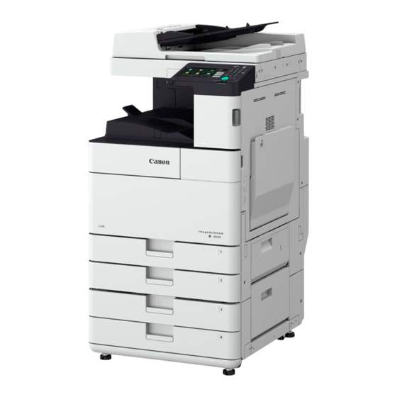 Canon imageRUNNER 2630 Manuales