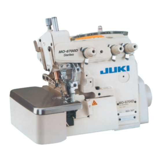 JUKI MO-6704D Manual De Instrucciones