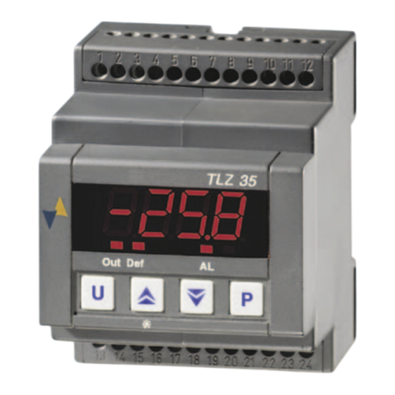 ASCON TECNOLOGIC TLZ35 Manual De Instrucciones