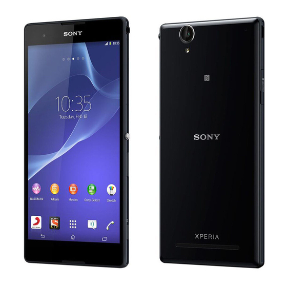 Sony Xperia T2 Ultra D5303 Manuales