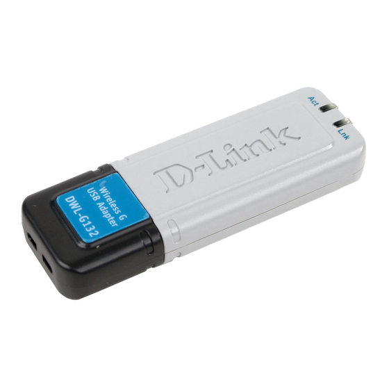 D-Link AirPlus Xtreme G DWL-G132 Manuales