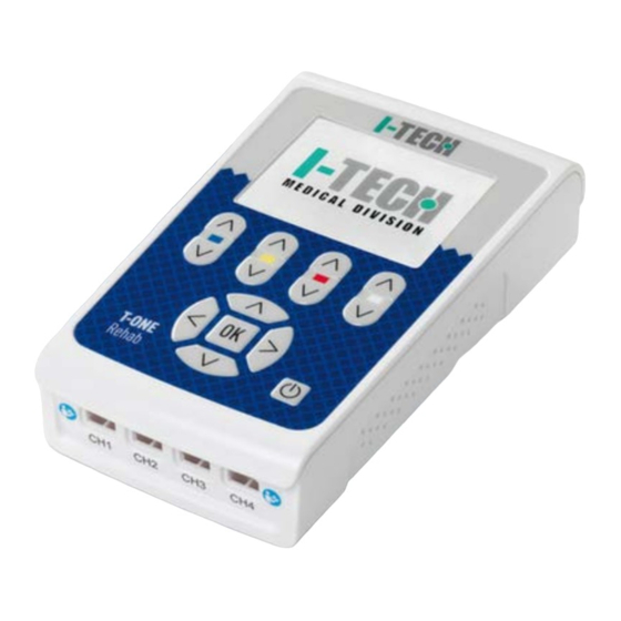 I-Tech T-ONE REHAB Manual Del Usuario