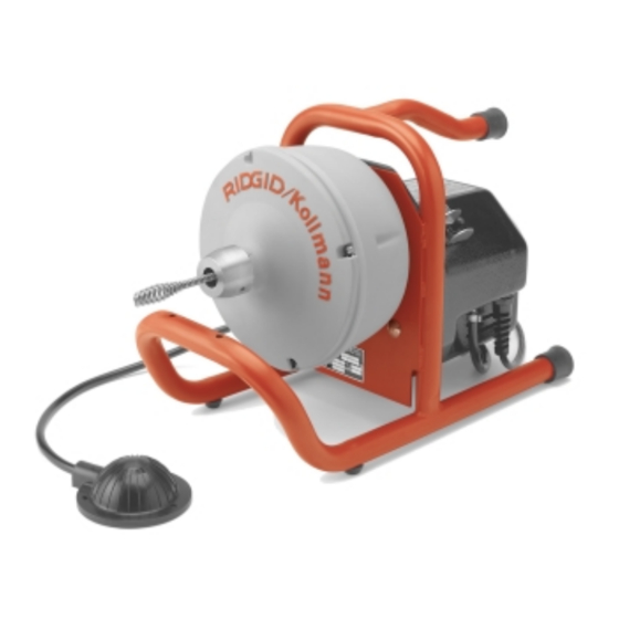 RIDGID K-40 Manual De Instrucciones