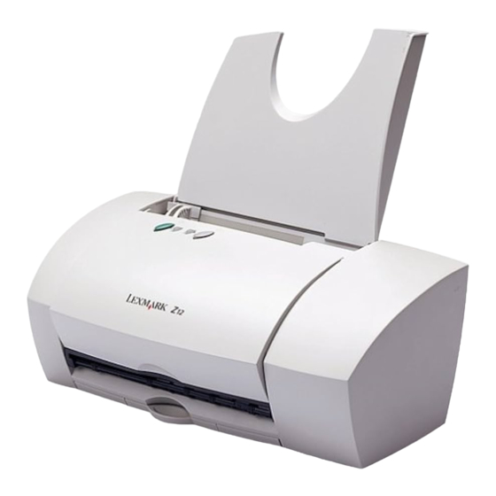 Lexmark Z12 Guia Del Usuario