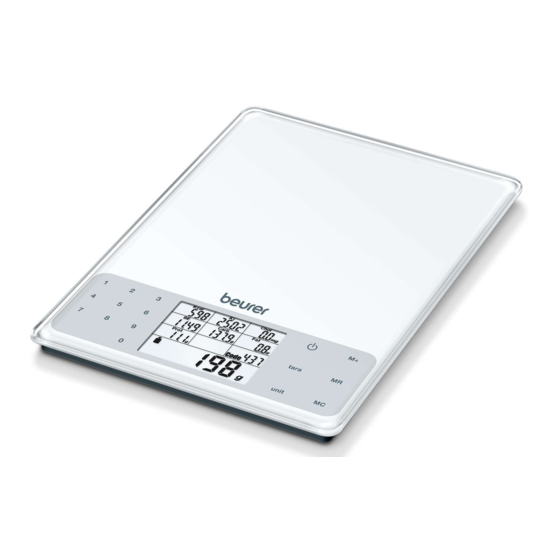 Beurer DS 61 Instrucciones Para El Uso