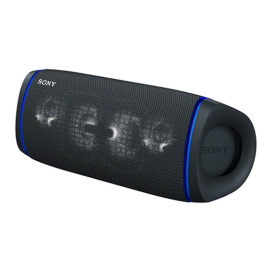 Sony SRS-XB43 Guía De Referencia