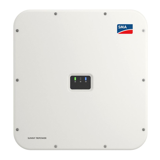 SMA SUNNY TRIPOWER X 12 Instrucciones De Funcionamiento