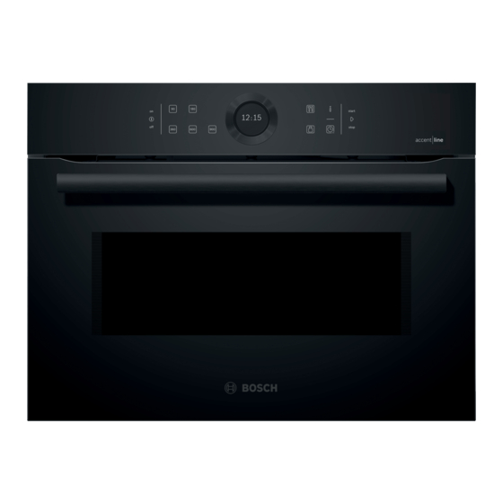 Bosch CFA834G.1 Manual De Usuario E Instrucciones De Montaje