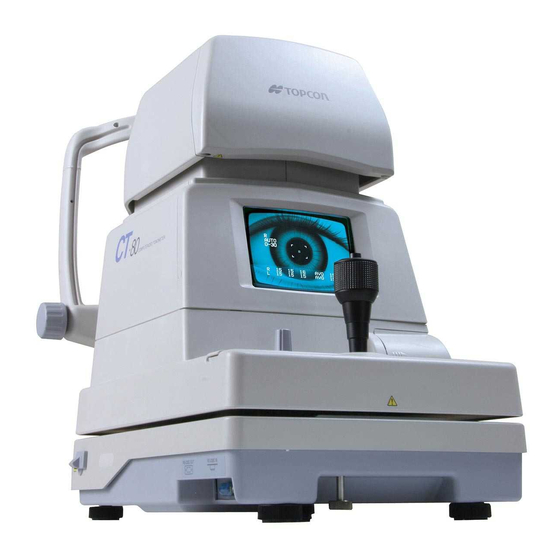 Topcon CT-80 Manual De Instrucciones