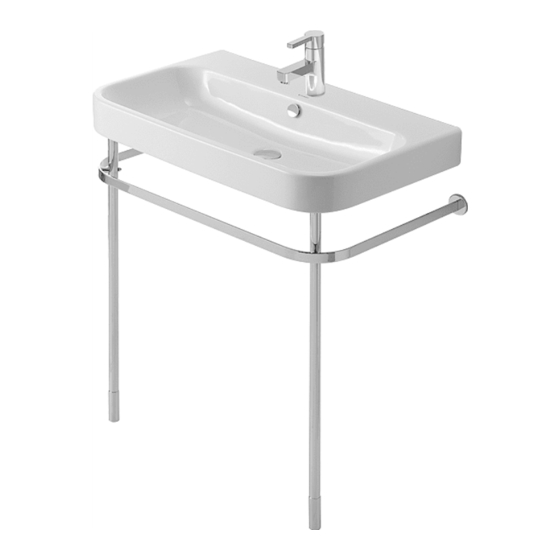 DURAVIT Happy D.2 0030761000 Instrucciones De Montaje