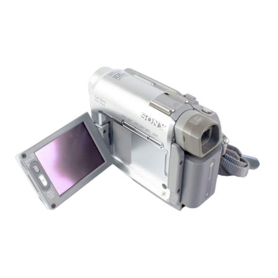 Sony HANDYCAM DCR-HC16E Manuales