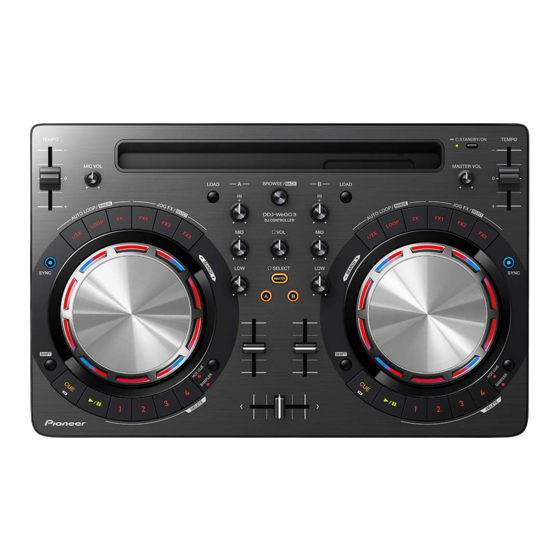 Pioneer DDJ-WEGO3 Manual De Instrucciones