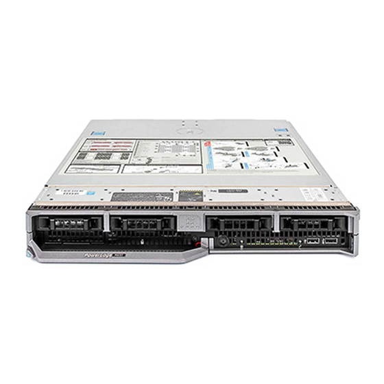 Dell EMC PowerEdge M830 Manual Del Propietário
