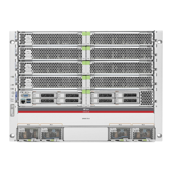 Sun Oracle SPARC T5-8 Notas Del Producto