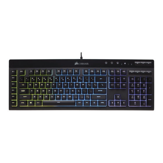 Corsair K55 RGB PRO XT Guia De Inicio Rapido