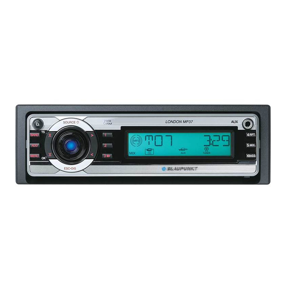Blaupunkt London MP37 Instrucciones De Manejo