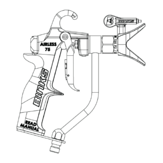 Carlisle BINKS 0811-7500-1 Manuales