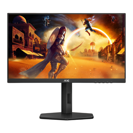 AOC Q27G4X Manual De Usuario