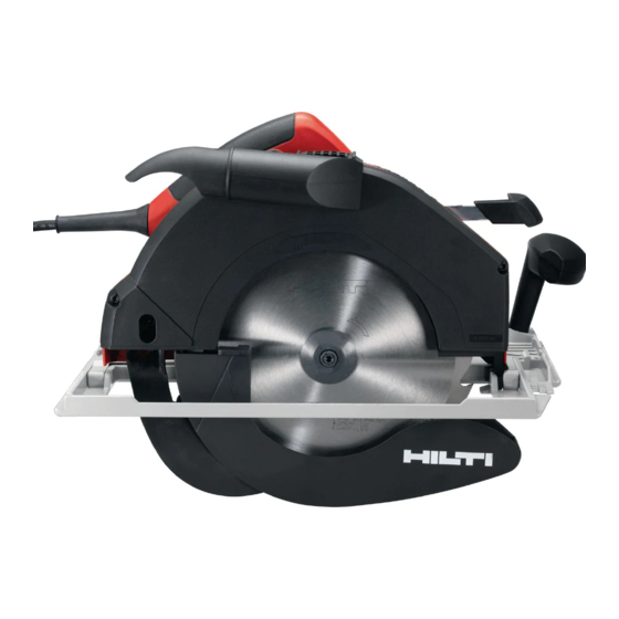 Hilti WSC 85 Manual De Instrucciones