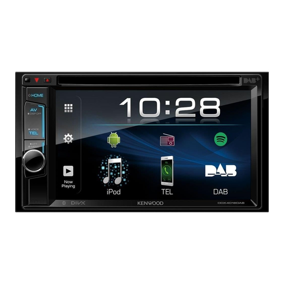 Kenwood DDX4018DAB Manual De Instrucciones