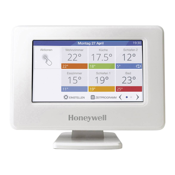 Honeywell Home evohome Guia Del Usuario