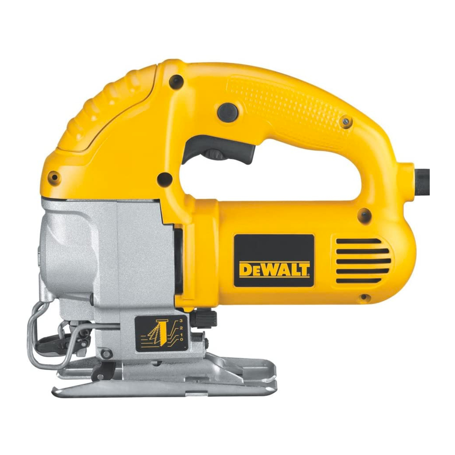 DeWalt DW317 Manual De Instrucciones