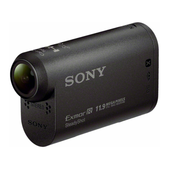 Sony HDR-AS30 Manual De Instrucciones