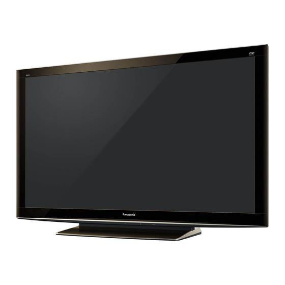 Panasonic VIERA TX-P65VT20E Manuales