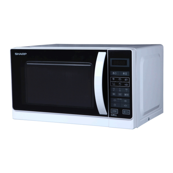 Sharp R-742BKW Manual De Instrucciones