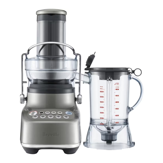 Breville the 3X Bluicer Manual De Instrucciones