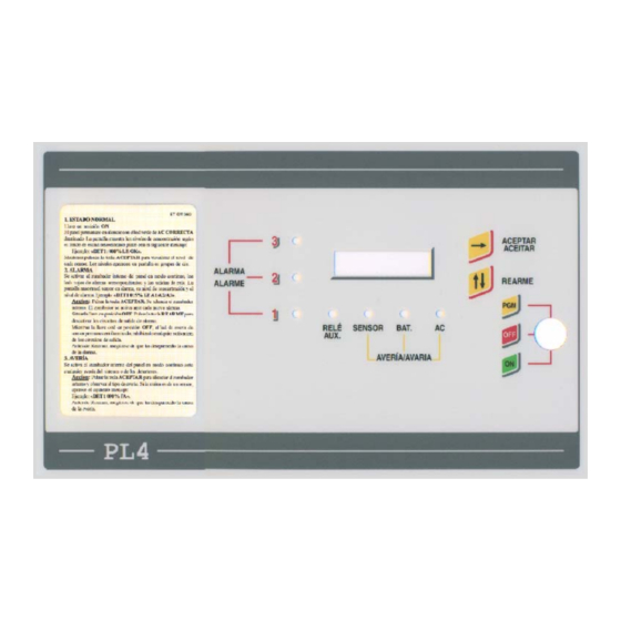 Honeywell Notifier Sensitron PL4 Manuales