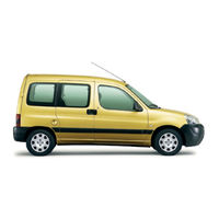 PEUGEOT Partner 2002 Manual Del Usuario