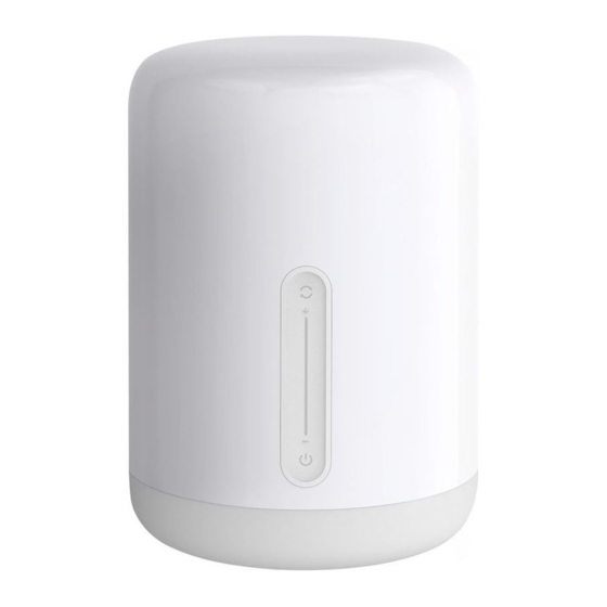 Xiaomi Mi Bedside Lamp 2 Manual Del Usuario