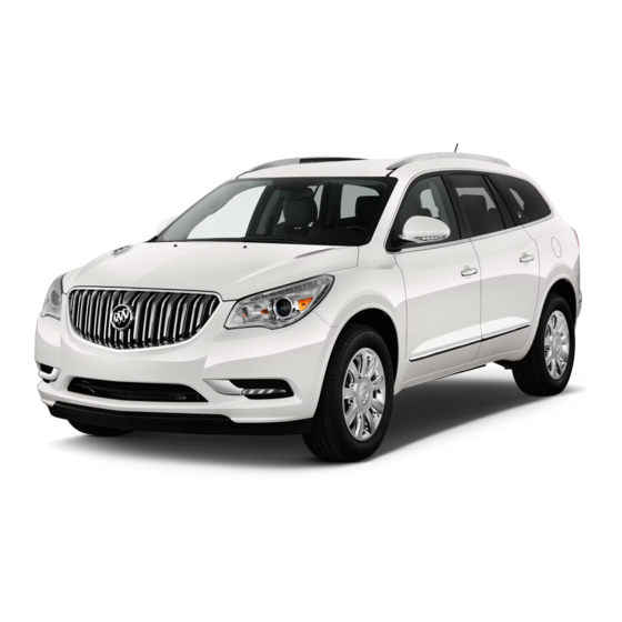 Buick Enclave 2014 Manuales