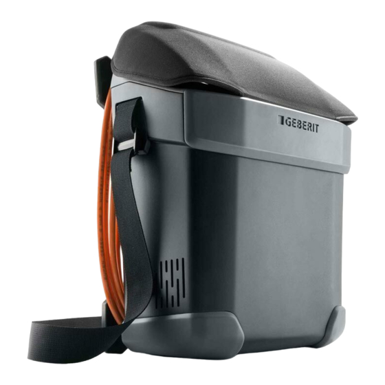geberit ESG 3 Manual De Operación