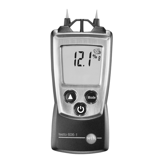 testo 606-1 Manual De Instrucciones