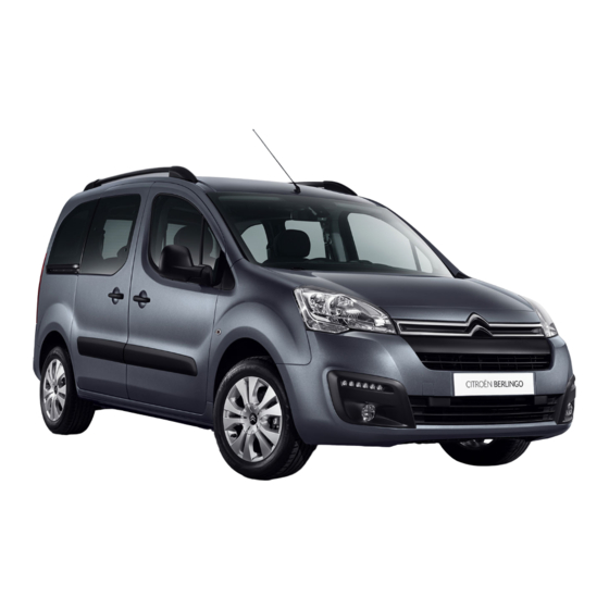 CITROEN BERLINGO MULTISPACE Manual De Empleo