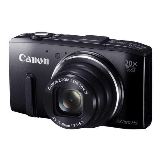 Canon PowerShot SX280 HS Guía Del Usario