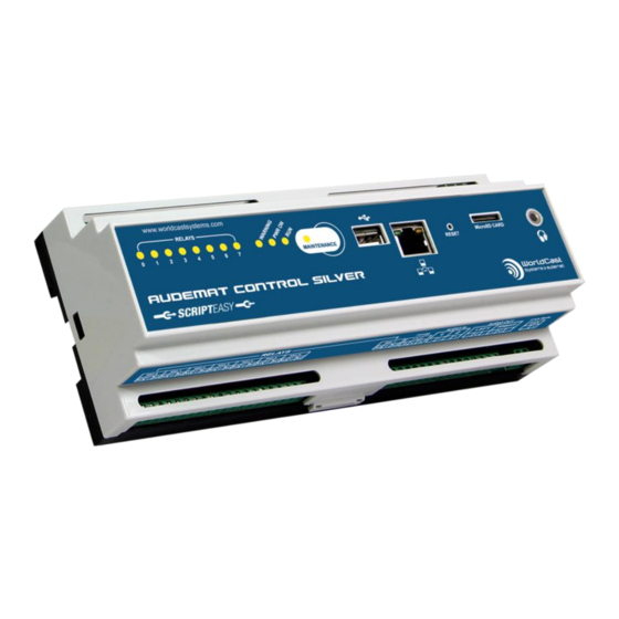 Worldcast Systems AUDEMAT CONTROL SILVER Guía Rápida