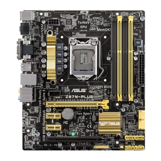 Asus Z87M-PLUS Manual Del Usuario